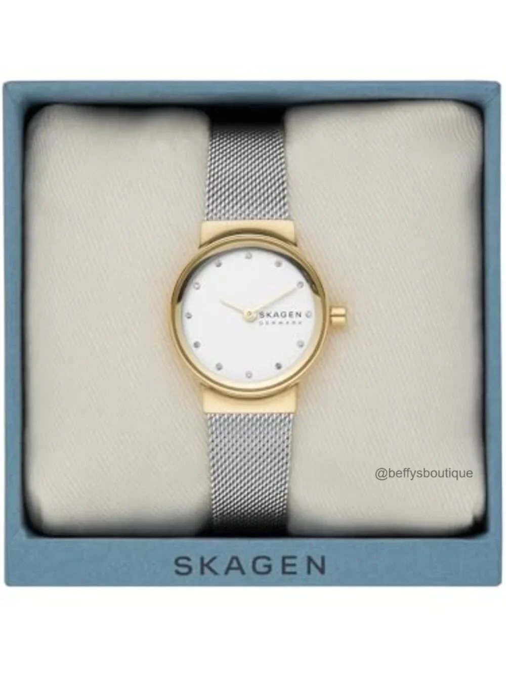 Women's Stainless Steel Quartz Dress Watch with Crystal Accents